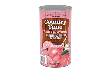 Country Pink Lemonade Powdered Drink Mix | 1 Canister, 82.5 oz |