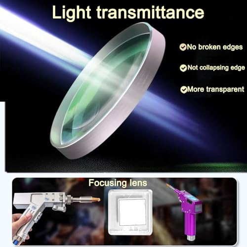 Image of Laser Welding Lens Dia.20mm Focusing Lens,SUP23S /T,F150mm CT4.5,Cleaning Machine D20F150 Focus Lenses for Hand-held Welding Head (D20*4.5-F150)
