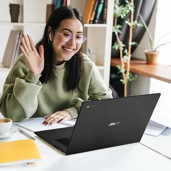 ASUS 17 Slim Laptop Intel Processor up to 2.8GHz 17in Full HD 4GB DDR4 64GB Storage WiFi + BT Chrome OS (CX17 – Renewed), Black by ASUS - Image 4