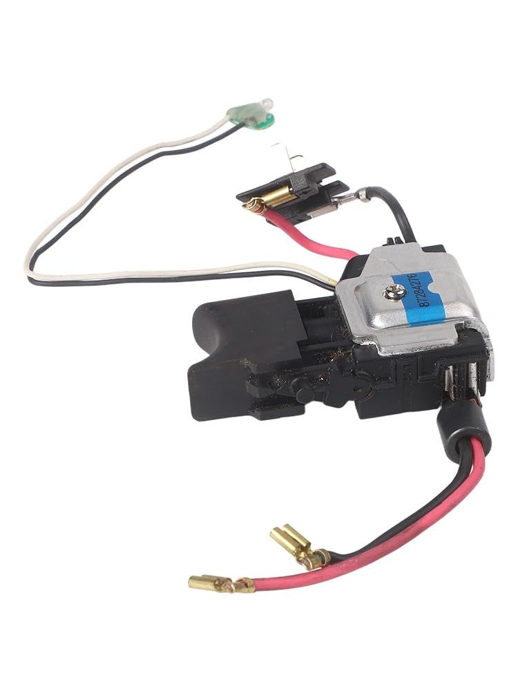 Interruptor 650645-0 para DF030D DF330D TD090D, botón de encendido/apagado de herramienta eléctrica de repuesto de 10,8 V, compatible con números de pieza 650699-7 650599-1