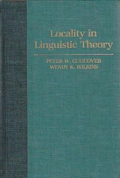 Hardcover Locality in Linguistic Theory Book