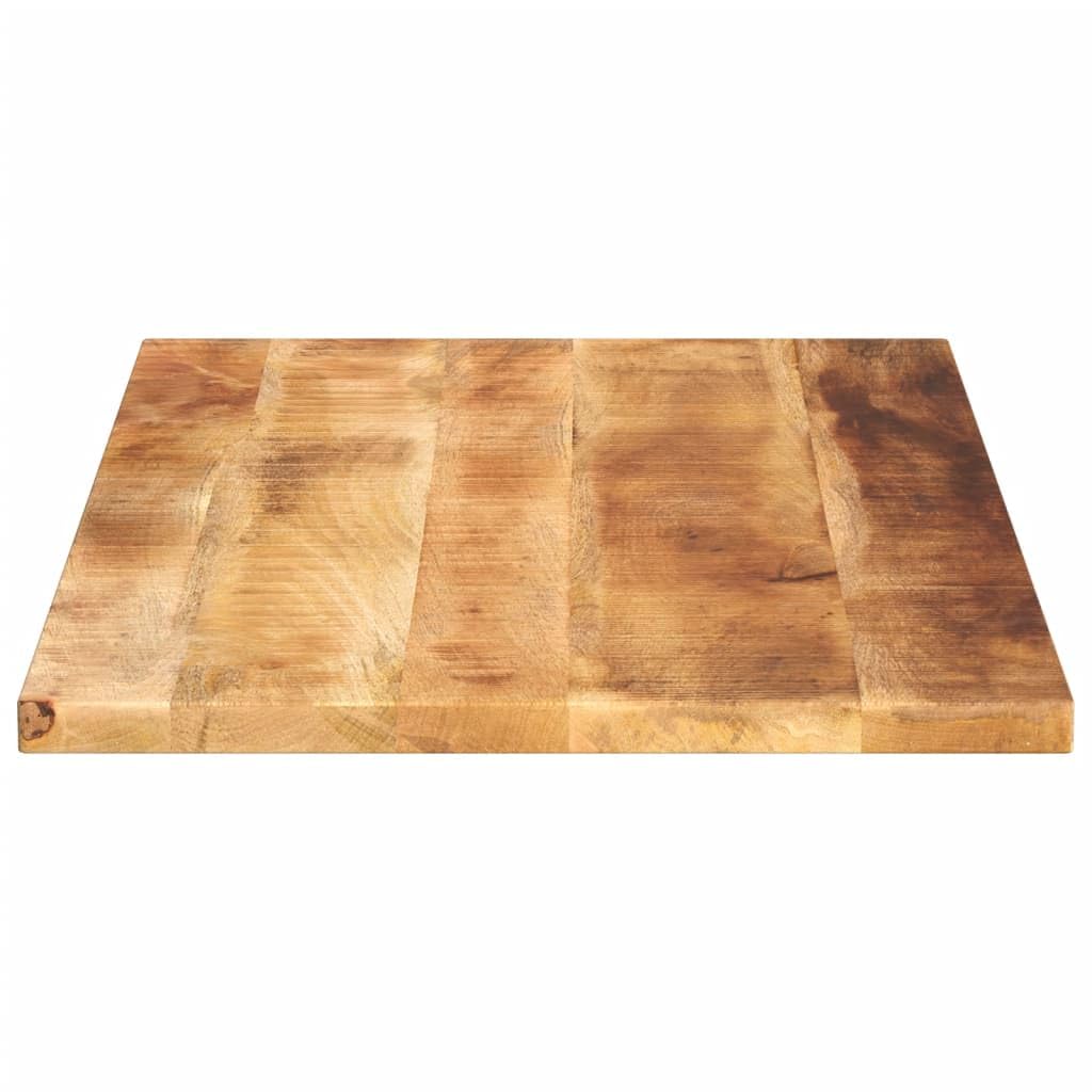 vidaXL Tischplatte, Holzplatte für Esstisch Couchtisch, Massivholzplatte Rustikales Design, Ersatztischplatte, 120x70x2,5cm Rechteckig Raues Massivholz Mango