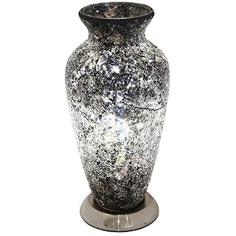 Britalia Vintage Black Mosaic Glass Lamp Cover