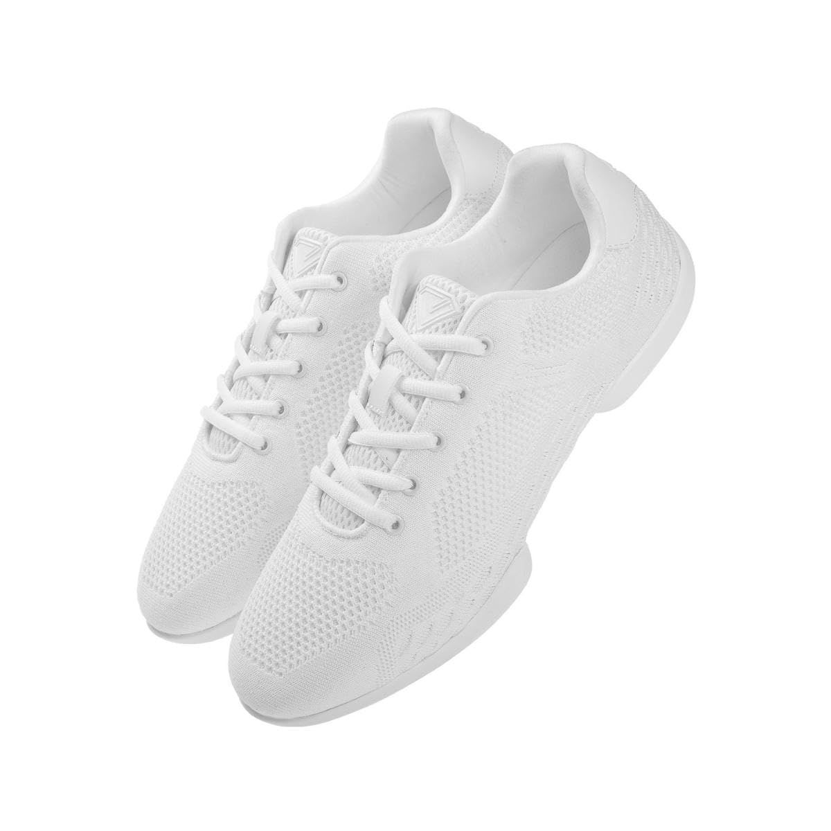 Diamant Unisex Split-Sole Dance Sneakers Tune White - Mesh Weiß - Geteilte Sohle - Einlegesohle herausnehmbar