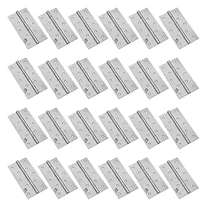 Atlantic Door Butt Hinges 5 Inch x 12 Gauge/2.5 MM Thickness, Premium Stainless Steel Welded Head, Matt Finish, Durable, Easy Installation, (Pack of 24 Pcs)