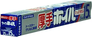 エムエーパッケージング アルミホイル 厚手お料理ホイル 25cm×15m シルバー 厚手