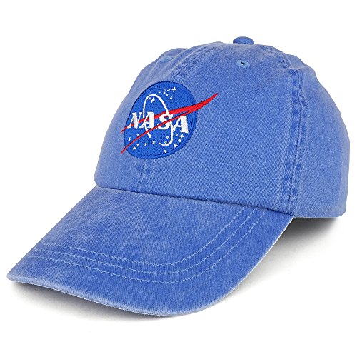 Armycrew Youth NASA Insignia Embroidered Soft Washed Cotton Twill Cap2
