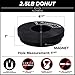 PlateMate Microload Pair 2 1/2 lb. Magnetic Donut Weights (5 lb. Set)