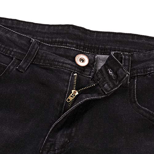 Men's Stretch Skinny Ripped Jeans, Super Comfy Distressed Denim Pants with Destroyed Holes - Image 6