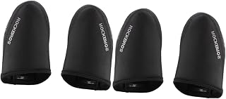 EVANEM 2 Pairs Outdoor Footwear Wiatroodporne Akcesoria Rowerowe Pokrowiec Do Jazdy Rowerze Black Shoes Cover (Color : Blackx2pcs, Size : Lx2pcs)