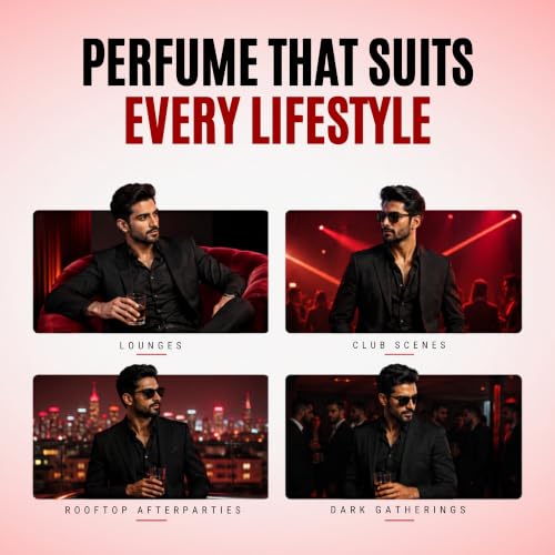 Image of Lucifer Paradyse Perfume: Asura Collection Masculine Perfume | Spicy Saffron, Nutmeg & Lavender, Deep Oud & Patchouli Musk | Seductive Nighttime Eau de Parfum (60 ml)