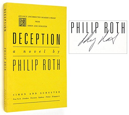 Deception: Roth, Philip: 9780099825203: Amazon.com: Books