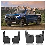 BDFHYK Mud Flaps Splash Guards 4PCS Mud Guards Compatible with Chevy Colorado 2015-2022, Compatible with GMC Canyon 15-22 Without OEM Fender Flares