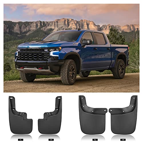 BDFHYK Mud Flaps Splash Guards 4PCS Mud Guards Compatible with Chevy Colorado 2015-2022, Compatible with GMC Canyon 15-22 Without OEM Fender Flares