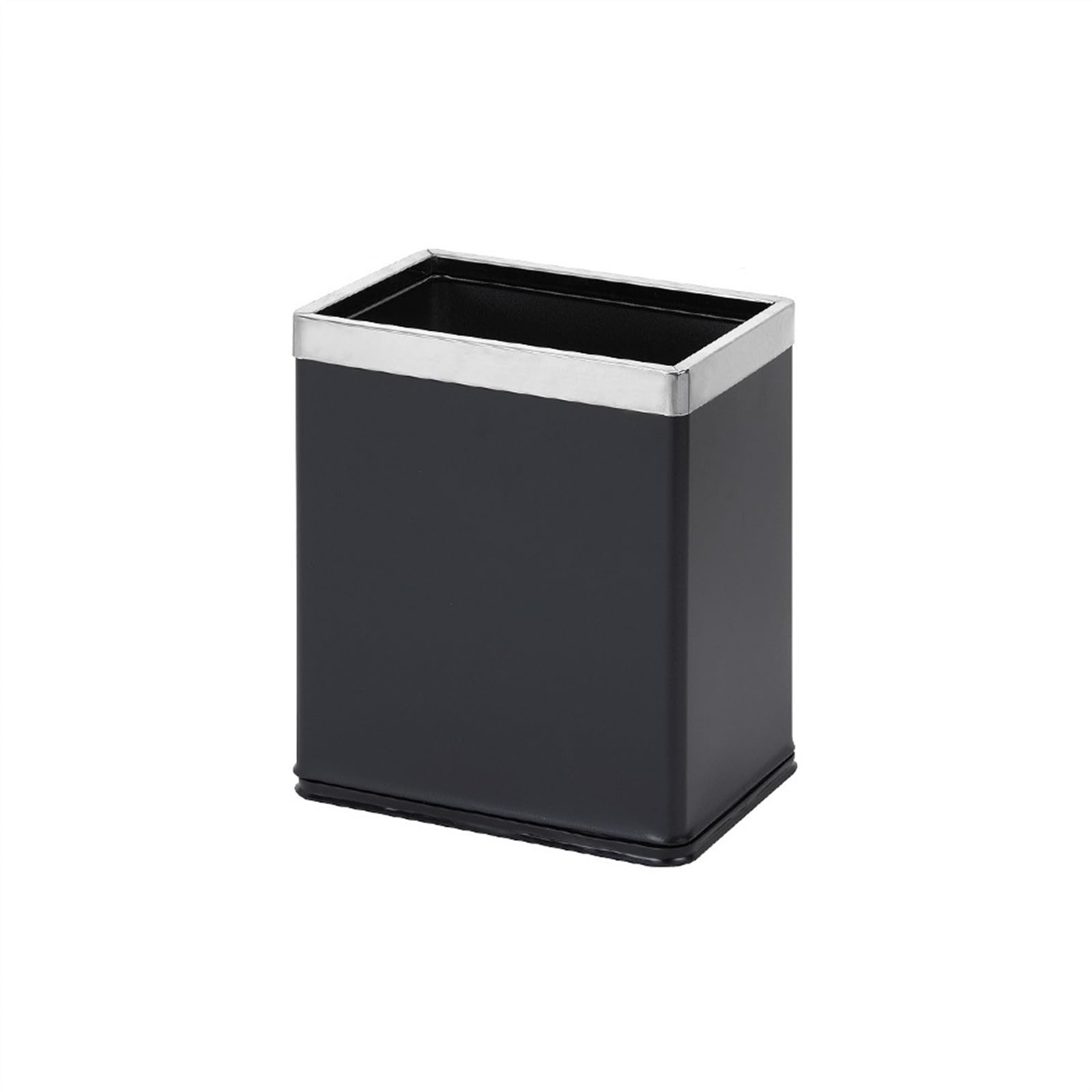 H8Q4D7N5G9 Dustbin Open Top Wastebasket Square Trash Can Kitchen Waste Paper Basket for Home Office