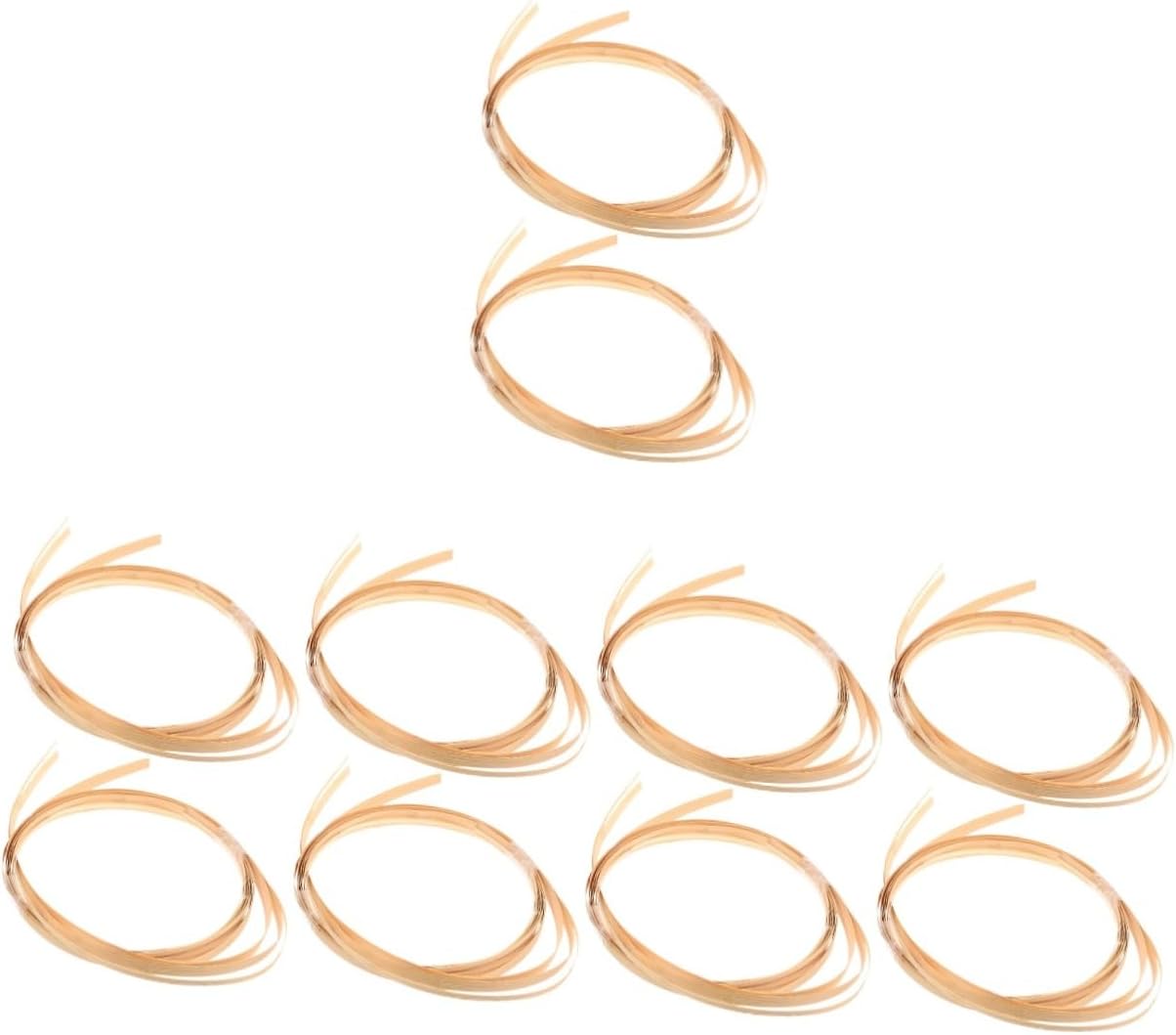 Anneome 5pcs Bundles of Weaving Strips for Basket Making Natural Material and Flexible for Craft Projects Repair and Create Unique Baskets Meters Total