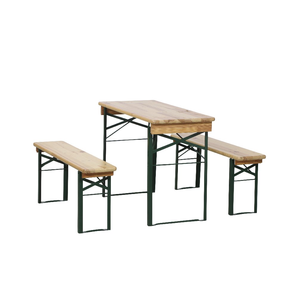 H.G. 944828 Festzeltgarnitur ohne Rücken 3-teilig, 110 x 50 cm