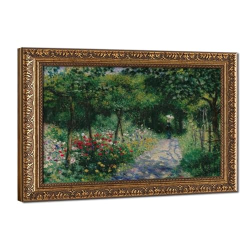 Affiches sur toile impressionniste Renoir décoration murale cadre suspendu 30x45cm