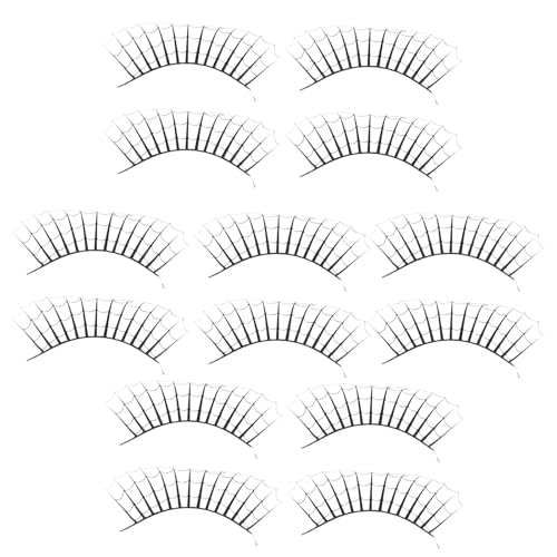OUNONA 7 pares de pestañas postizas de Halloween: pestañas en racimo para mujer, accesorios de maquillaje artístico para mascaradas, cosplay y actuaciones escénicas.