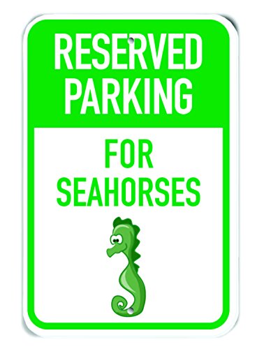 Panneau Seahorses en aluminium de 30,5x45,7 cm, cadeau pour passionnes