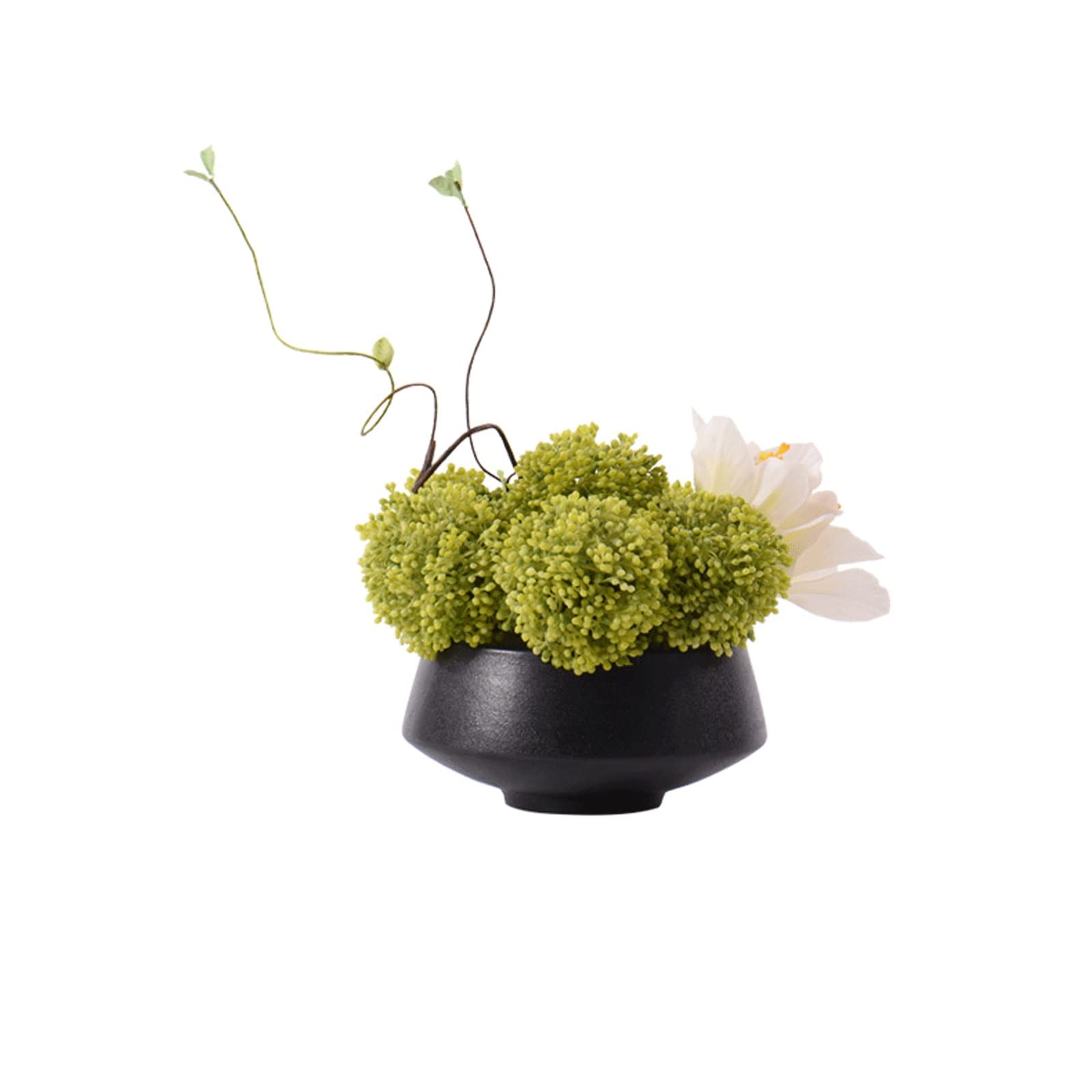 Plantes artificielles de décoration pour salon maison et pot de fleur céramique