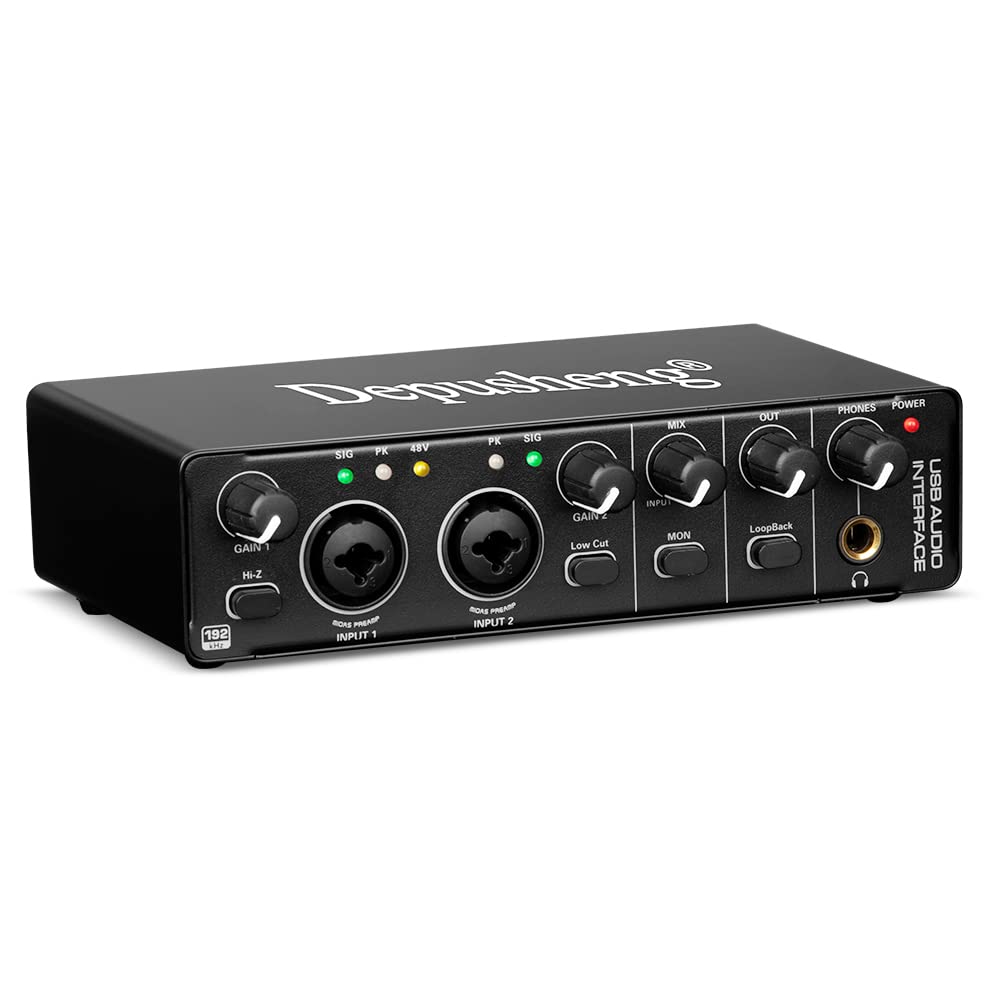 Depusheng USB Audio Interfaces Recording Kit
