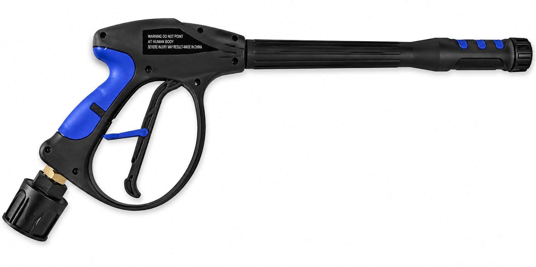 M&M Smartek Pistole ad alta pressione professionale/hobbistica, 2 frese, adatte per idropulitrice Kärcher Kränzle, con tubo ad alta pressione Click da 5 m