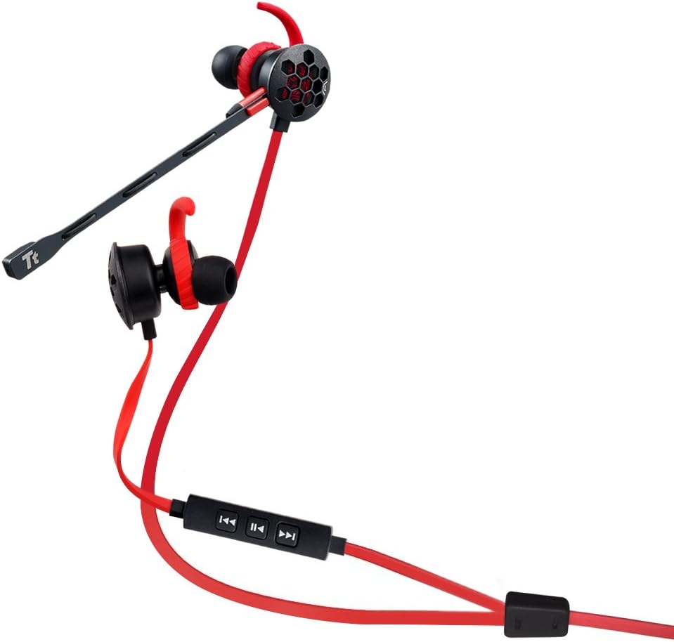 Tt eSPORTS ISURUS PRO Detachable Microphone In-Ear Gaming Headset (HT-ISF-ANIBBK-19)