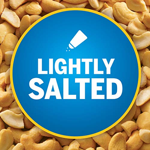 Planters Lightly Salted Cashew Halves & Pieces, 14 Oz Canister (Pack Of 3), Cashews Roasted In Peanut Oil With Sea Salt, Snacks For Adults, Resealable Lid For Long-Lasting Freshness, Kosher #TOP7