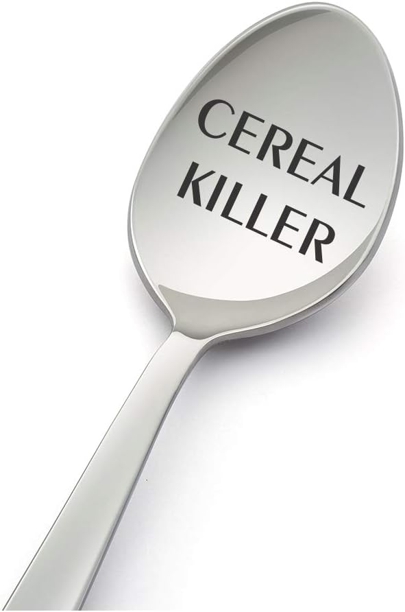 LYF CollectionLYF Collection Cereal Killer Spoons - Perfect Cereal Lover Gift-Cereal Spoon Best Teenager Gifts On The Market - Crafted