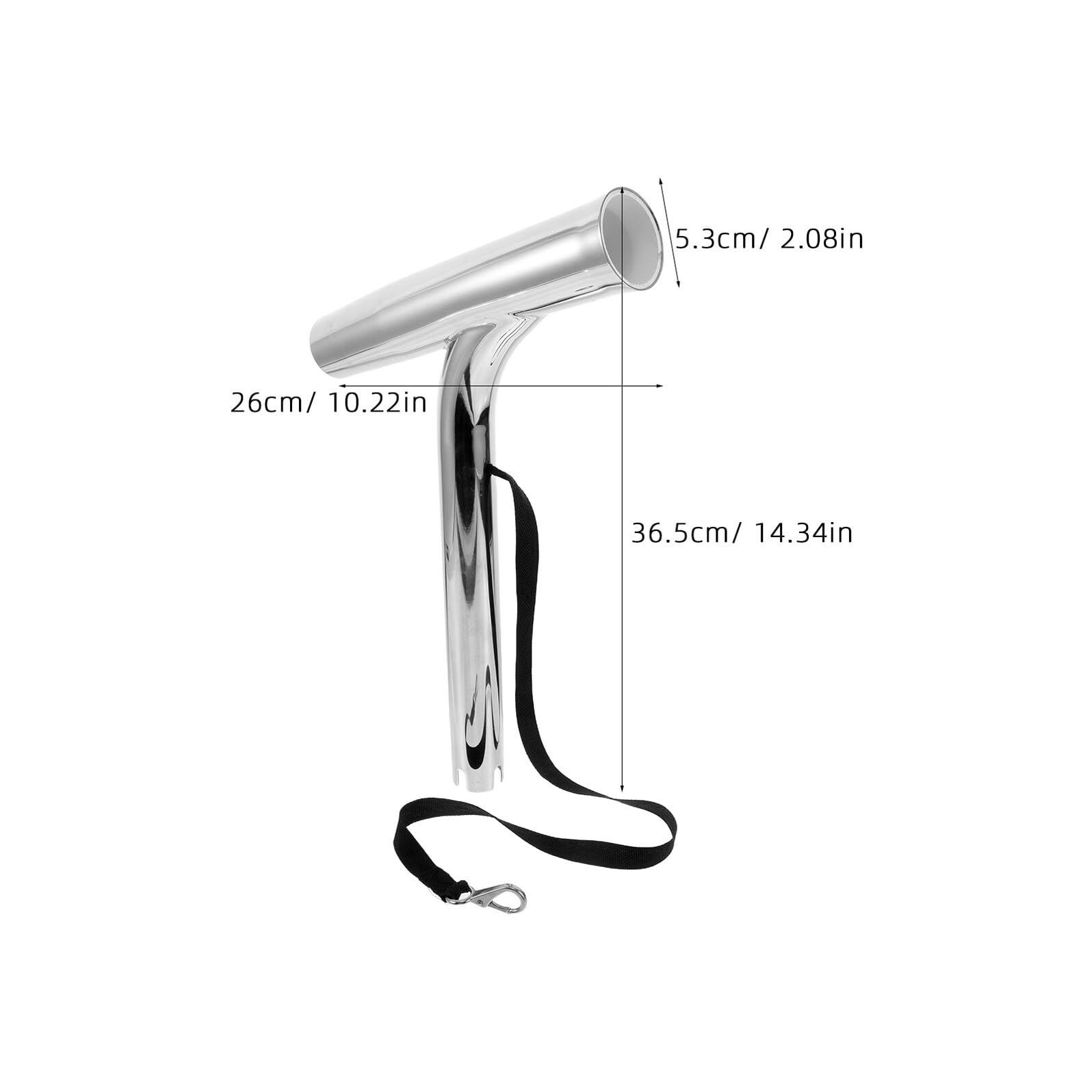 Supporto Danni Barca per in da Canna Inox Pesca Acciaio ai Design Versatile Resistente Dimensioni 42x26x5,3cm Yacht e Kayak