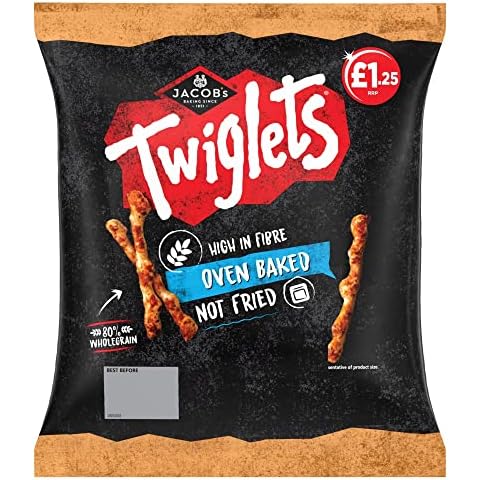 Jacob's Twiglets 105g Oven Baked Snacks Cover