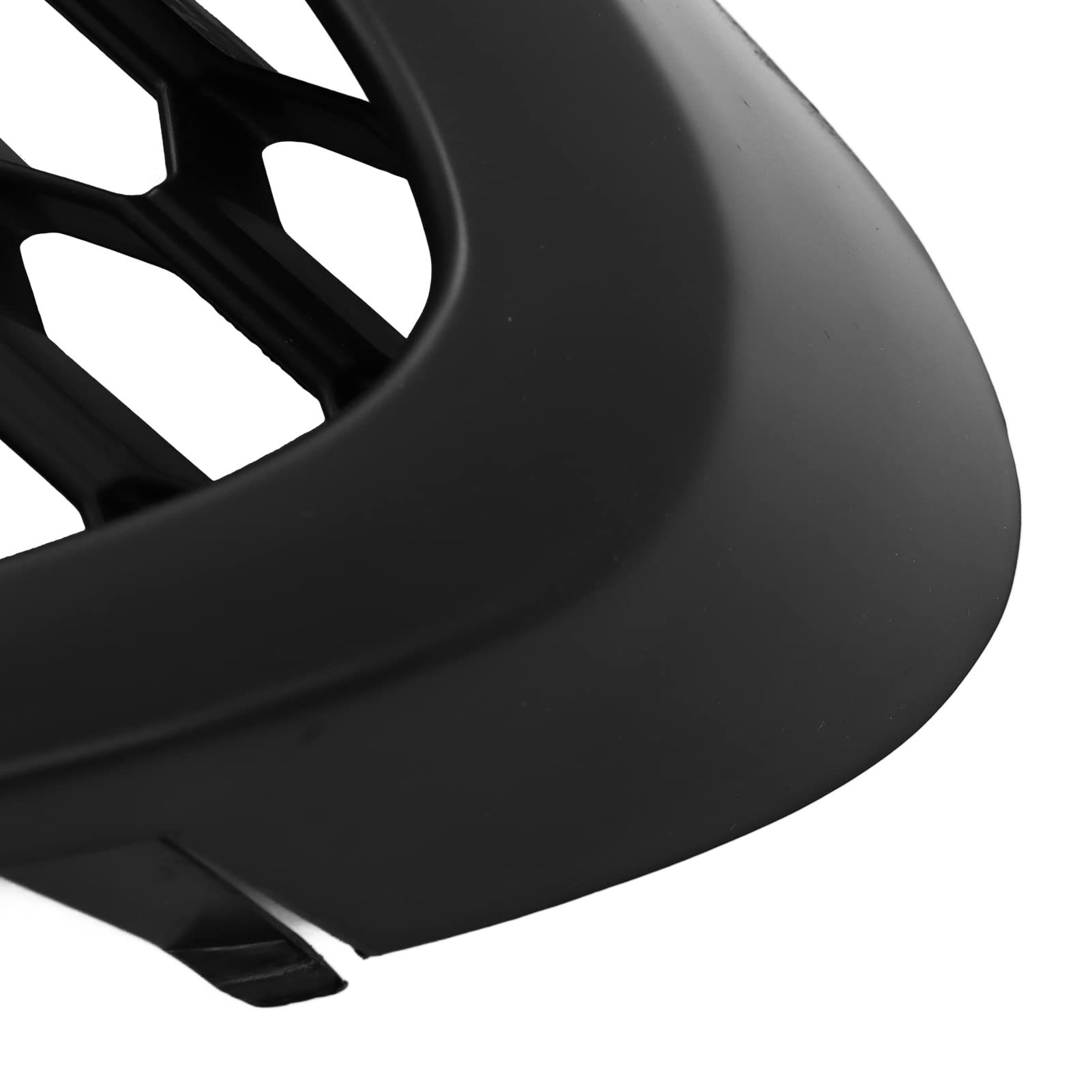 Rejilla frontal de panal, acabado en negro mate, referencia 1133007 - pieza de repuesto para Seat, Altea y Toledo; ABS de alta calidad con protección UV;