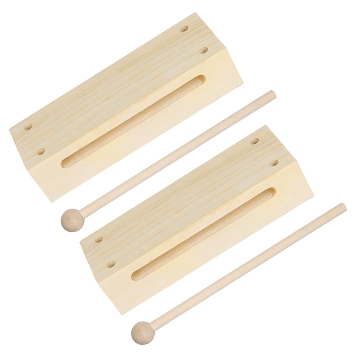 ifundom Struments for Adults Wood Set Percussion Jam Blocks Wooden Mallet Kit Musical Percussion for Rhythm Learning