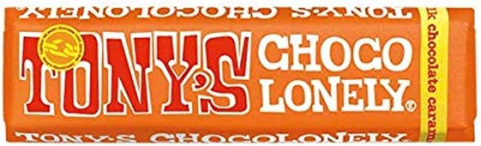 Tony's Chocolonely Milk Chocolate with Caramel Sea Salt, 47g