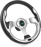 Vista 23 de RASTP - Volante de 12.6 pulgadas para barco con adaptador de eje de 3/4" para la mayoría de los barcos marinos, embarcaciones, yates, pontones