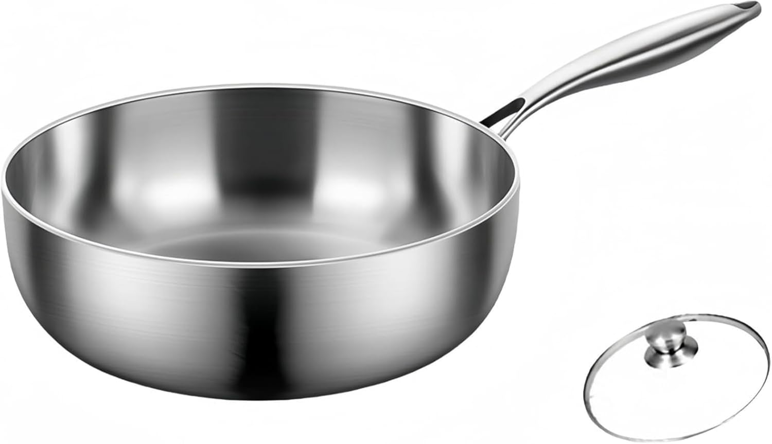 新品未使用 彩式 雪平鍋　燕三条　ステンレス製　　16㎝　18㎝ 蓋付き 彩式 雪平鍋 2個セット 燕三条 ステンレス製 16㎝ 18㎝ 雪