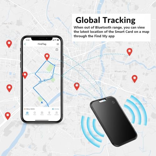 Image of 2 Pack Wallet Tracker Card[Apple MFi Certified] Work with Find My(iOS Only)