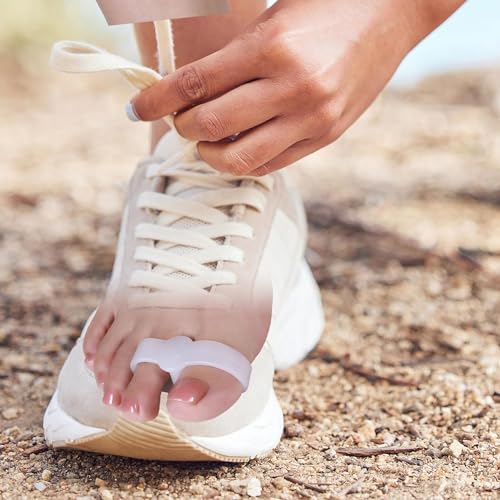 Image of Toe Separator for Feet Toe Spacers Correct Toes Yoga Silicone Hammer Toe Corrector for Women & Men Correct Toe Straighteners for Overlapping Toes (All Finger Toe Separator) (PRO +)