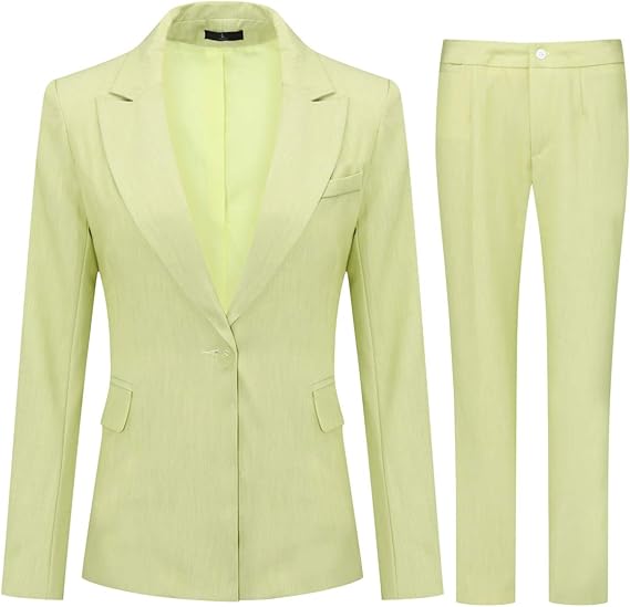 Amazon レディース パンツスーツ フォーマル 2点セット ジャケット パンツ カジュアル スーツ おしゃれ セットアップ ジャケット スーツ スリム 事務服 通勤 レジャー スーツ ビジネス用 面接 パンツスーツ 通販