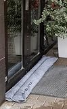 Barreras Antiinundación Activadas por el Agua, Sin Preparación, Protección Rápida contra Fugas e Inundaciones para Puertas, Ventanas, Pack de 2 (150 × 25 cm), Absorbe hasta 15 L/Gris, DESECHABLE