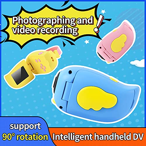 yeacher Câmera de vídeo Mini DV filmadora cartoon SLR 20MP tela de 2,4 polegadas/cartão 32G TF com l