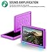 Poetic TurtleSkin Case for All-New Amazon Fire HD 8 Tablet (7th and 8th Generation, 2017 and 2018 Release) - Heavy Duty Silicone case and Sound-Amplification Feature Cover - Purple