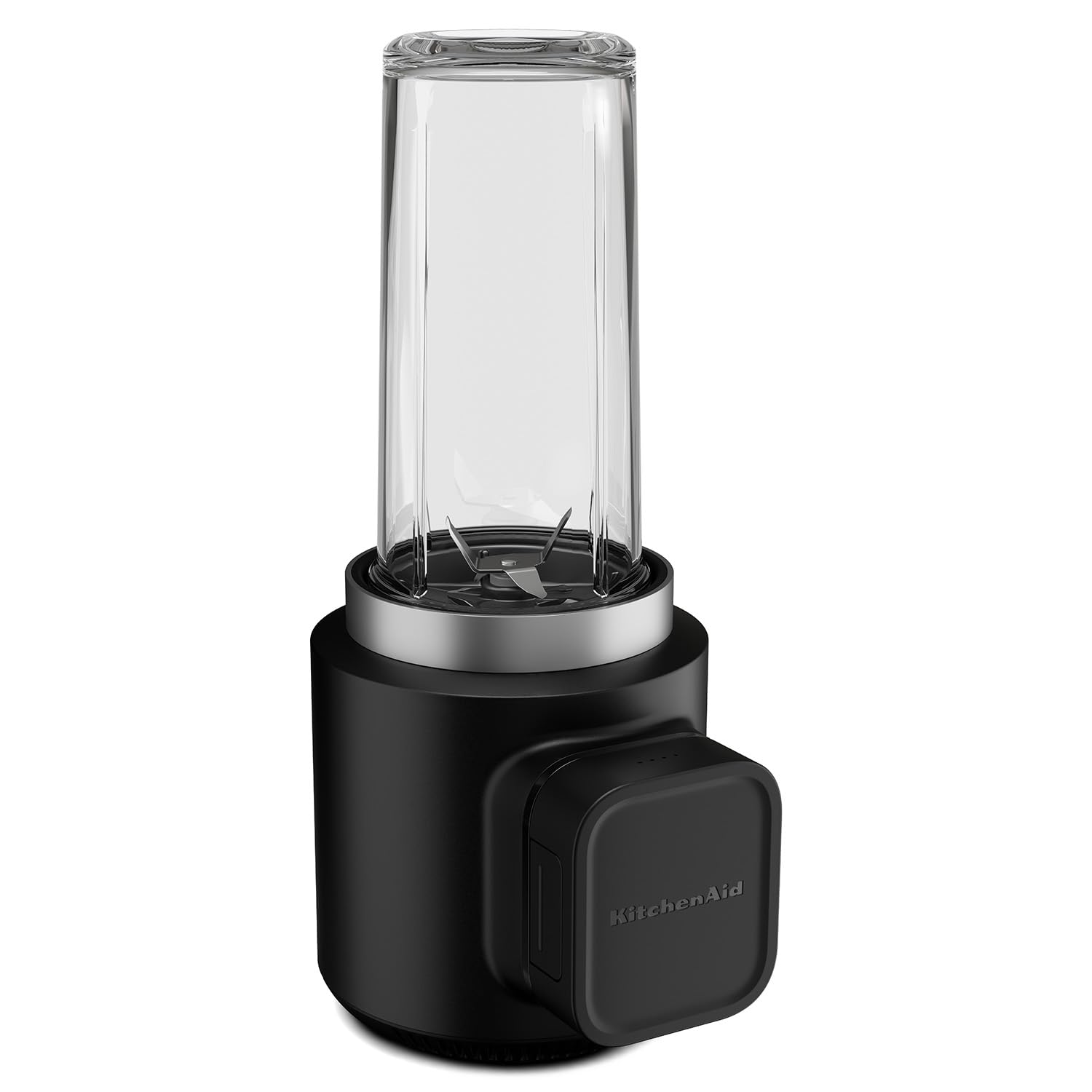 KitchenAid Go – Frullatore portatile senza fili – Nuovo – Contenitore in plastica senza BPA da 473 ml – Con batteria – Nero opaco