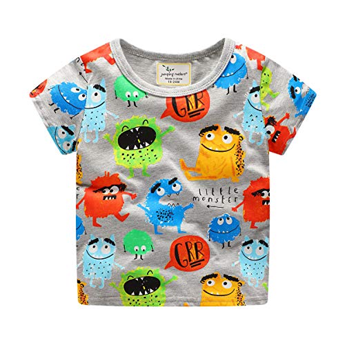 Camiseta de manga corta de algodón con diseño de graffiti para bebé Cover