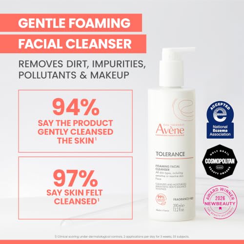 Image of Avene Tolerance Daily Foaming Facial Cleanser