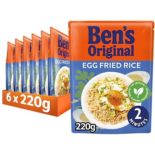 BENS ORIGINAL Egg Fried Microwave Rice Bulk Multipack 6 x 220g pouches