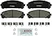 BOSCH BP1324 QuietCast Premium Semi-Metallic Disc Brake Pad Set - Compatible With Select Lexus NX200t, NX300h, RX350, RX450h; Toyota Highlander, Sienna; FRONT
