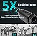 FUIBEJAE Pilot Pro Night Vision 5X Infrared Monocular Monocular, Infrared Monoculars with Night Vision Videos and Playback Function for Outdoor