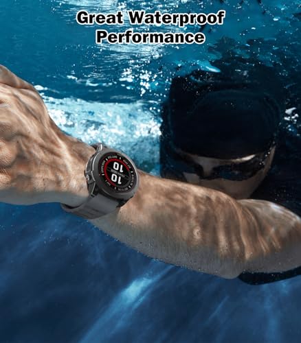 MoKo 2Pack QuickFit 26 mm Correa para Reloj Garmin miniatura 4